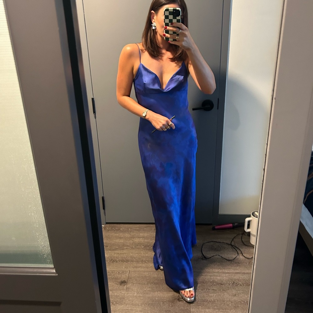 Zara royal blue dress